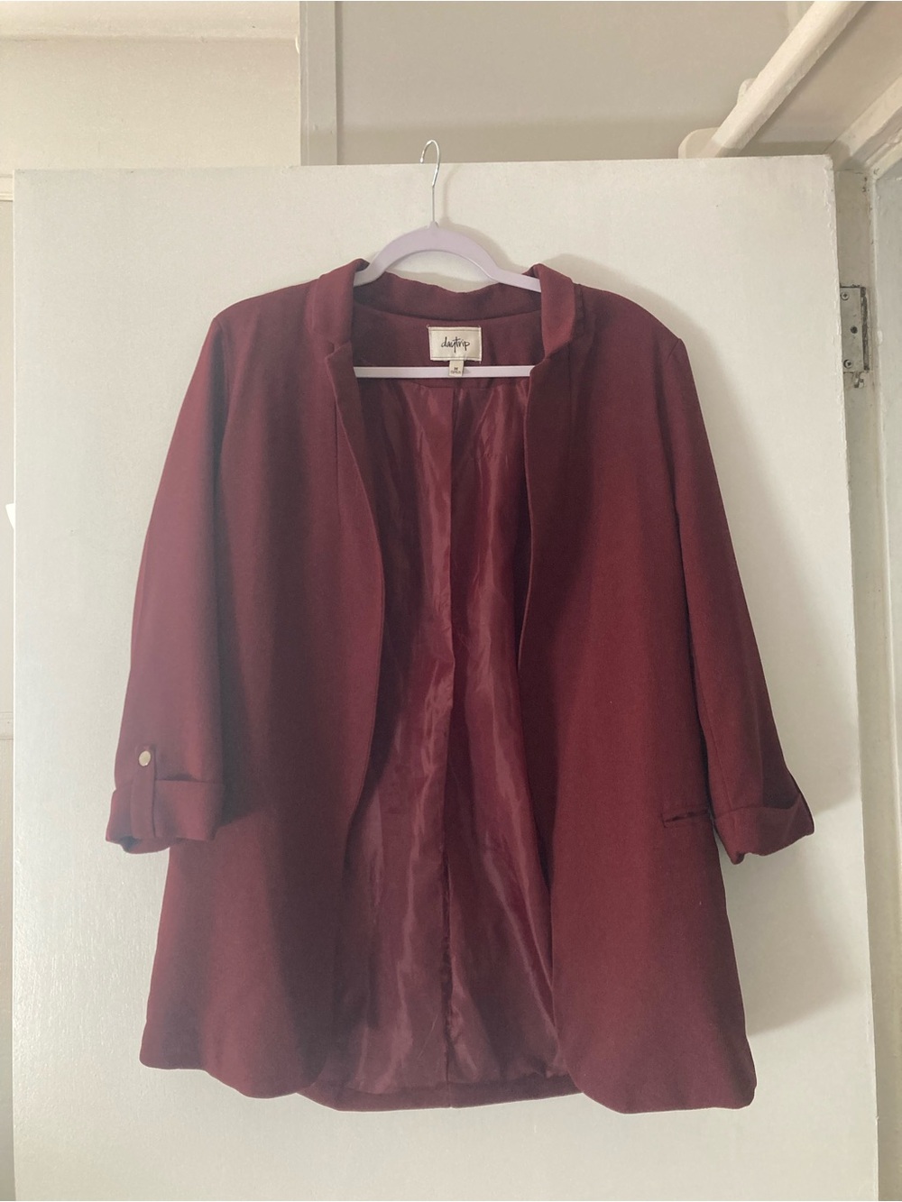 Daytrip maroon blazer
